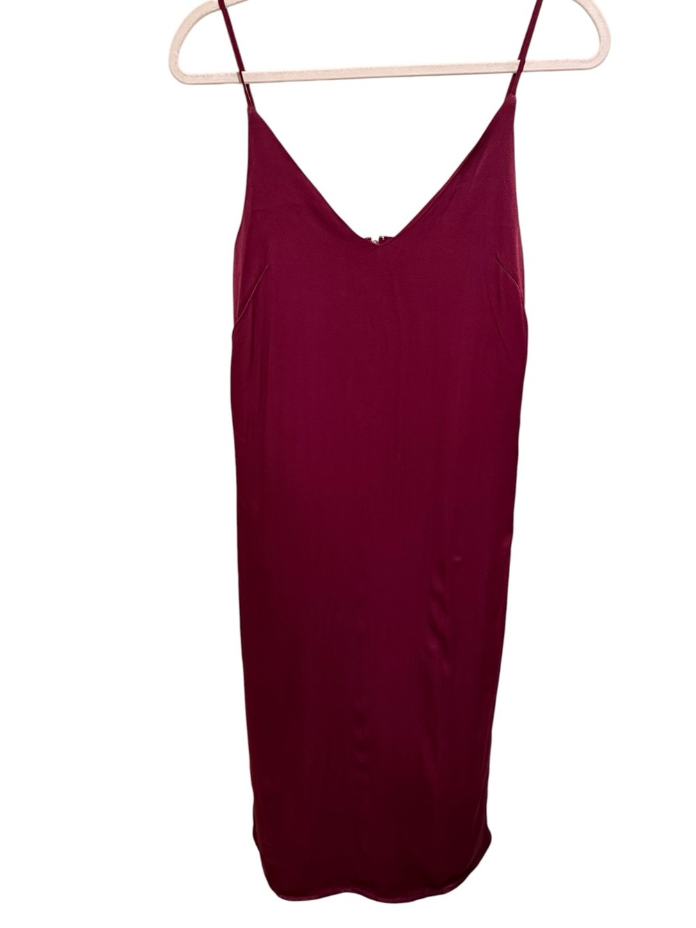 NWOT GAP Wine Red Midi Slip Dress - Size 4